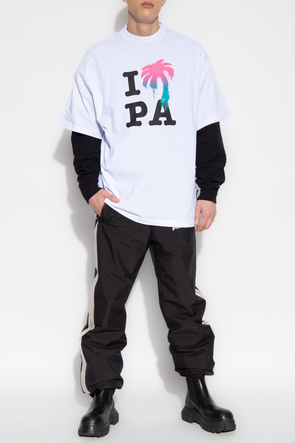 Black Ski trousers Palm Angels - SchaferandweinerShops